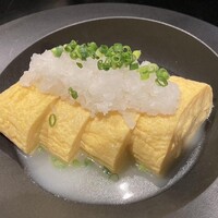 コラーゲンスープの入った、出し巻き玉子 
