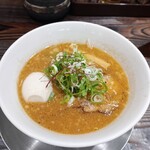二星製麺所 - 海老味噌ラーメン＋卵トッピング