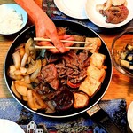 丸重商店 - 夏のすきやき♬冷房を効かせて最高の贅沢！