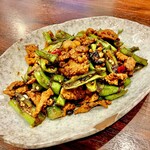 湖南人家 - 20240808豚肉と青唐辛子農家風炒め1,518円