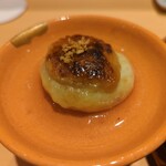 銀座 しのはら - 無花果の胡麻味噌焼き