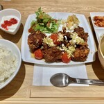 食堂 ippo ippo - 油淋鶏定食1,100円