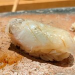 鮨なかもと - 平目昆布〆