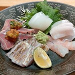 鮨なかもと - 刺身盛合せ5種