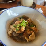 蓬莱堂 - 鶏皮煮込み！