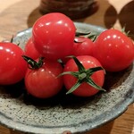 鮨なかもと - サクランボトマト