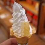 信州蜂蜜本舗 - 信州蜂蜜ソフト コムハニートッピング