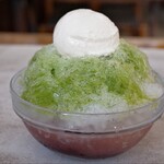 甘味喫茶 塩川 - クリーム宇治あづき
