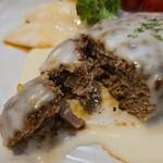 キッチン ブルー グローブ - ソースをタップリ絡めて