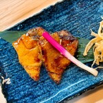 割烹 むら山 - あぶら坊主(深海魚)メカジキの様な食感で食べ過ぎには注意！