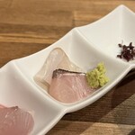 酒肴場 屯 - ヒラスズキ、シマアジ