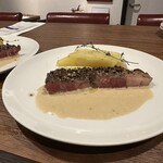 cucina Takemura - 蝦夷ヒグマ黒胡椒ステーキ