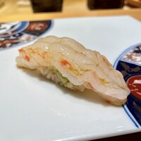 鮨 不二楼 - ⑦ボタン海老 噴火湾 4日熟成