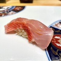 鮨 不二楼 - ⑩金目鯛 銚子産 昆布締め