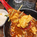 ラーメン 麻辣 - 木綿豆腐の旨さ♡