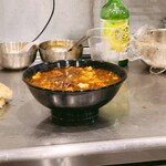 ラーメン 麻辣 - もう直ぐ出来上がり♡
