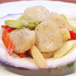 Hoi　An - “ホタテと色々野菜の塩炒め”