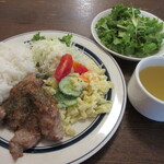 小さな街の食堂 cafe MISTY - 豚肩ロースのポークソテー～ハニーマスタードソース～980円