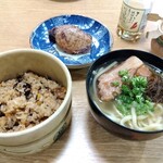 ふぐと沖縄 あら垣 - じゅーしーと沖縄そば