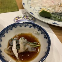 旨い魚と旬菜料理 ふくとく - ポン酢で頂く