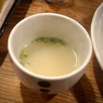かわ屋 - 〆にいただける、とりスープ。
