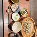 手挽きそば 一心 - まずは、お蕎麦到着