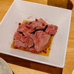 大塚のれん街 ニクビストロ ENZO BYO - 白レバーのコンフィ(¥550)