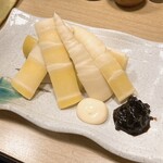 すみれ - 茹で淡竹マヨと甘味噌で600円