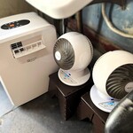 新ちゃん - 冷風機､サーキュレーターがフル稼働