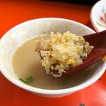 新ちゃん - 焼めし　スープに浸して