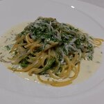 リストランテ ラ ソリア - 二宮のシラスと青海苔・柚子胡椒のスパゲッティ（2024.7）