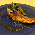 リストランテ ラ ソリア - スズキと地野菜のグリル（2024.7）