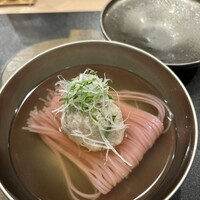 よし澤 - お椀　梅そうめん　アジのツミレ