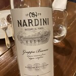 ラ・ボッテガイア - 食後のグラッパ