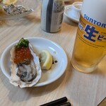 ＃カキもビールも生がスキ。 船橋駅前店 - 