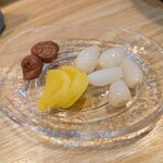 諒麿 - 漬物盛り合わせ