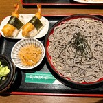 浪花そば - 天むすセット