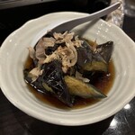 けとばし屋チャンピオン - お通し 茄子の煮浸し
