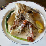 ステーキ・洋食のTANTO屋 - グルメセット（鯛と魚介のポワレ）　2024.8