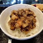 京都祇園 天ぷら八坂圓堂 - かき揚げ天丼