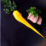 DANz restaurant - 合鴨ロースト人参のピューレ