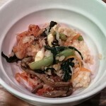 サムギョプサルと韓国料理 TUTUMU38 - 相方さんからおすそ分けのミニミニビビンパ丼