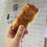 ブーランジェリ･エ･カフェ　オブジェ - お持ち帰りパン♡プロヴァンス(½本)♡これはおうちでパンバイキングのプロヴァンス！いつもお世話になってます！アーモンドの風味が合わさったチョコレートが安定の美味しさ♡大好き♡