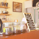 農かふぇ - 自家焙煎のコーヒーの香りが店内に広がります♪