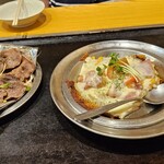 こなもん屋 - ベーコンチーズカリカリ焼き あっさり牛たん