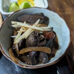 ナカガワ☆スエ食堂 - 鳥モツ煮