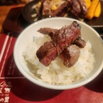 ステーキ・そば 牧の里 - オンザライス