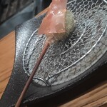 串揚げ大ひら  - シャインマスカットと生ハム