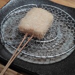 串揚げ大ひら  - ししゃも子持ち蒟蒻