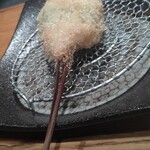 串揚げ大ひら  - 帆立貝のエスカルゴバター